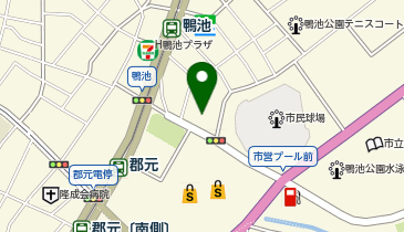 鹿児島市夜間急病センター・在宅医案内の地図画像