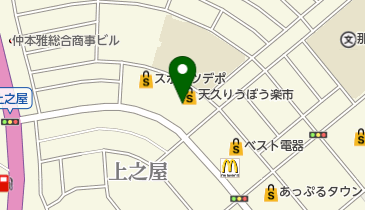 花ぐすく天久りうぼう店の地図画像