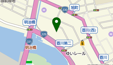 オール電化ショールームカエルぴあの地図画像