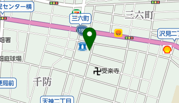 時計の中島の地図画像