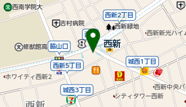 クック・チャム 西新店の地図画像