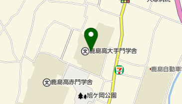 鹿島実業高等学校の地図画像