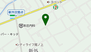 青山ボデーの地図画像