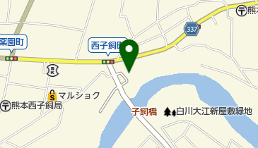 ピザーラ熊本中央店の地図画像