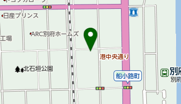 クリーニングのハルヤ 別府本店の地図画像