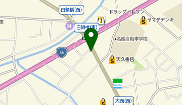 フラワーショップ四季の地図画像