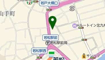 若松遊技場組合の地図画像