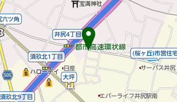 HAL本店の地図画像
