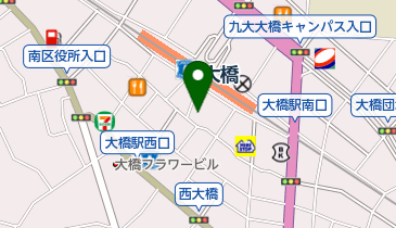 株式会社三好不動産大橋店の地図画像
