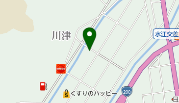 美容室四季彩の地図画像