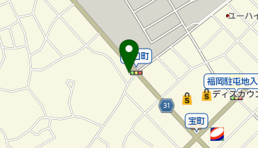 こんぱまる福岡店の地図画像