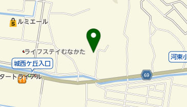 稲元公民館の地図画像