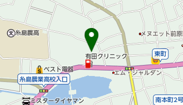 日本キリスト教団前原教会の地図画像