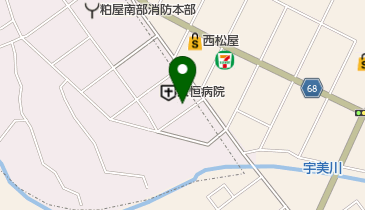 栄食フードサービス久恒病院の地図画像