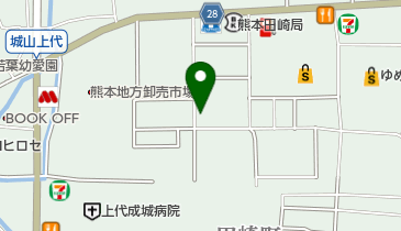 熊本大同青果株式会社の地図画像