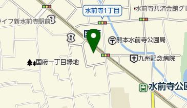 早稲田スクール 水前寺校の地図画像