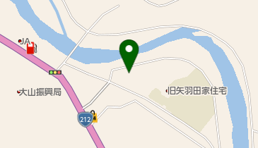 日田市 大山公民館の地図画像