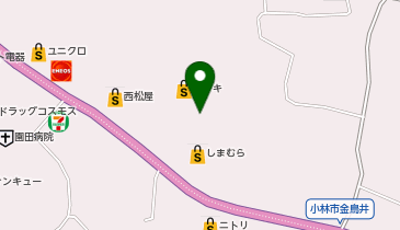 マルミヤストア小林店の地図画像