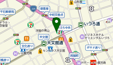 アース鹿児島天文館店の地図画像