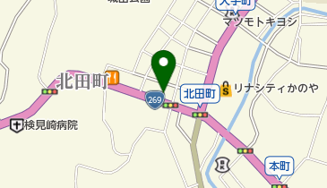 まえだ時計店の地図画像