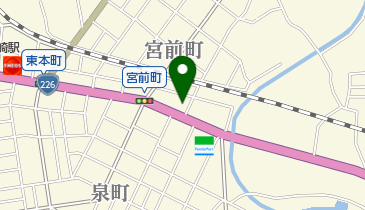 山崎ゴムの地図画像