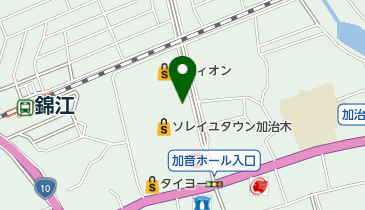 ママのリフォーム・タイヨーソレイユタウン西加治木店の地図画像