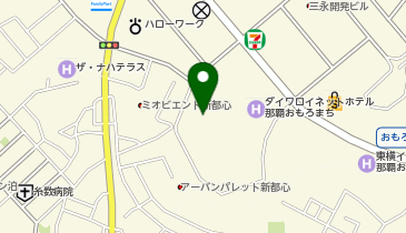 那覇市役所 那覇市上下水道局 お客様センター・口座・検針・時間外・支払の地図画像