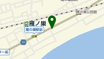 美容室オズの地図画像