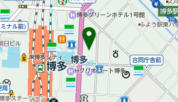 アートリンガル外語学院 博多校の地図画像