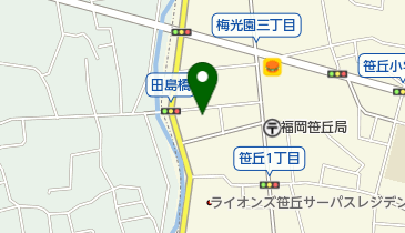 ヨシタケ薬局笹丘店の地図画像
