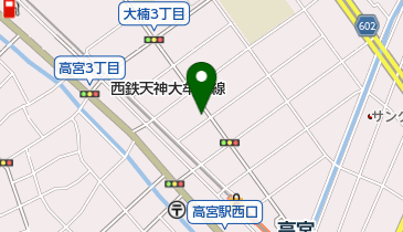 サムライヘアーの地図画像