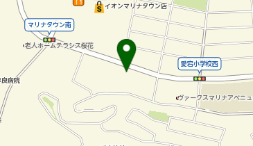 三井ホーム株式会社マリナ通りモデルハウスの地図画像
