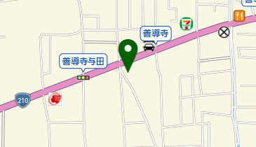 ユーデンはらぐち善導寺店の地図画像