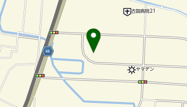 久留米赤十字会館の地図画像