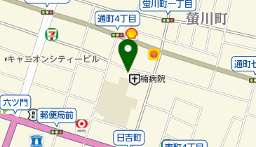 日吉町ふれあい薬局の地図画像