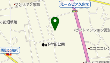 久留米市役所 市民センター 生涯学習推進課の地図画像