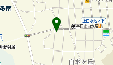 こうのいけ白水店の地図画像