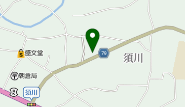 バードセンター朝倉の地図画像