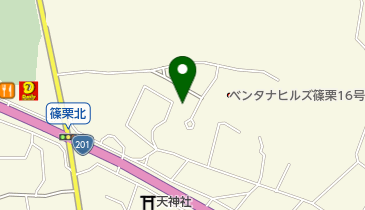 メナード化粧品博多の森代行店の地図画像