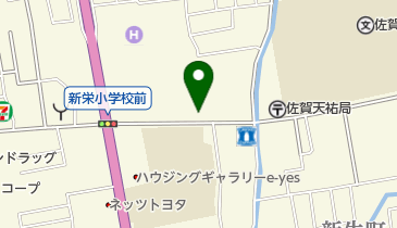 サラダ館新栄店の地図画像