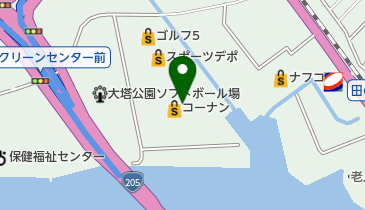 ペットワールドビバ大塔店の地図画像