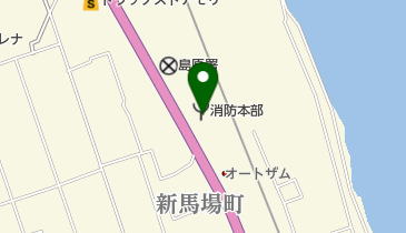 島原市役所 消防団本部の地図画像