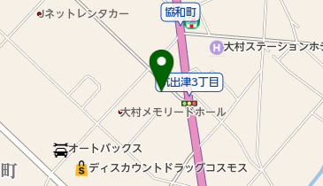 谷頭自動車整備工場の地図画像