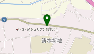 熊本教育学園の地図画像