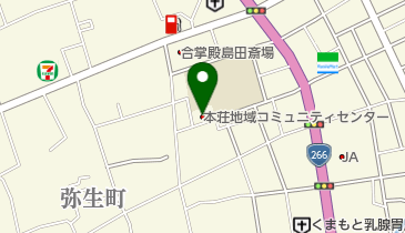 熊本市 本荘小児童育成クラブの地図画像