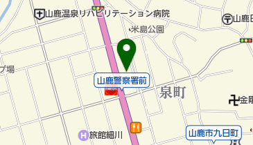 山鹿温泉観光協会の地図画像