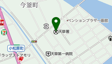 熊本県土地改良事業団体連合会天草支所 調査設計係の地図画像