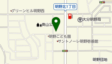 大分フードプロデューススクールの地図画像