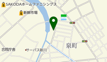 弁天青果の地図画像