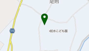 如水こども園なずな児童クラブの地図画像